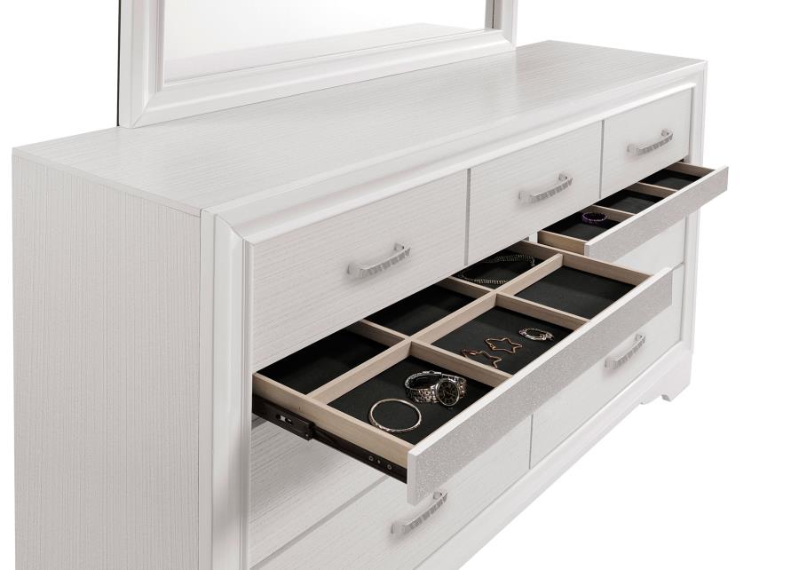 Miranda 9-drawer Dresser White-10