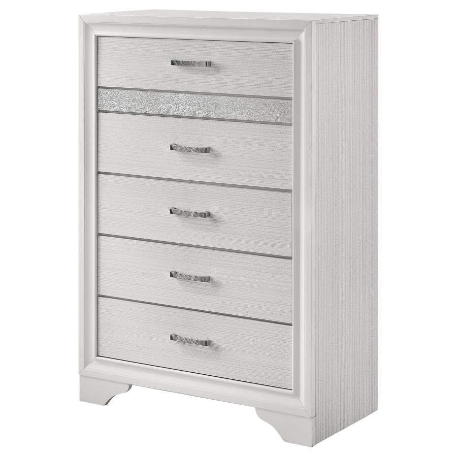 Miranda 6-drawer Bedroom Chest White-4