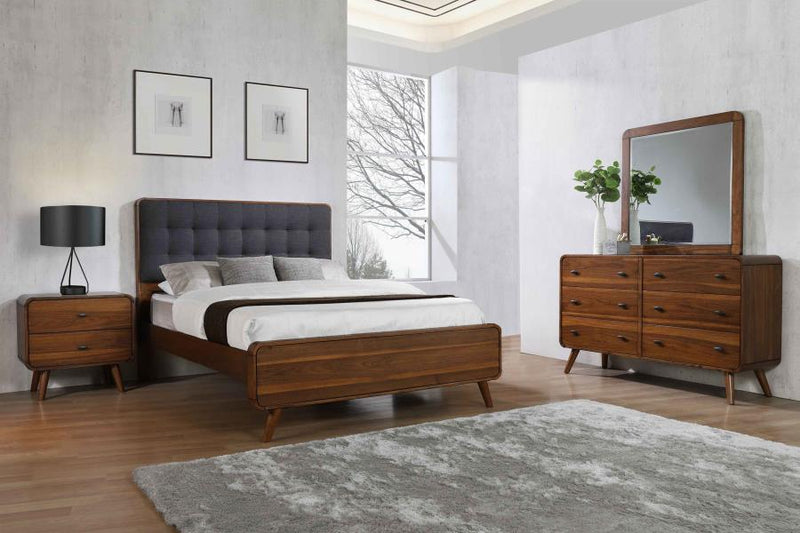Robyn 4-piece Full Bedroom Set Dark Walnut-zoom-