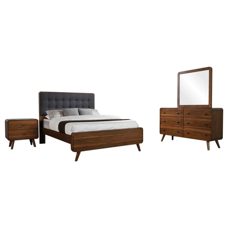 Robyn 4-piece Full Bedroom Set Dark Walnut-zoom-