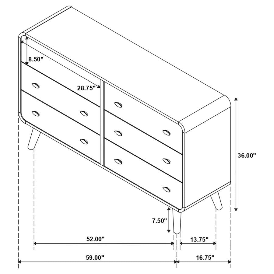 Robyn 5-piece Eastern King Bedroom Set Dark Walnut-18