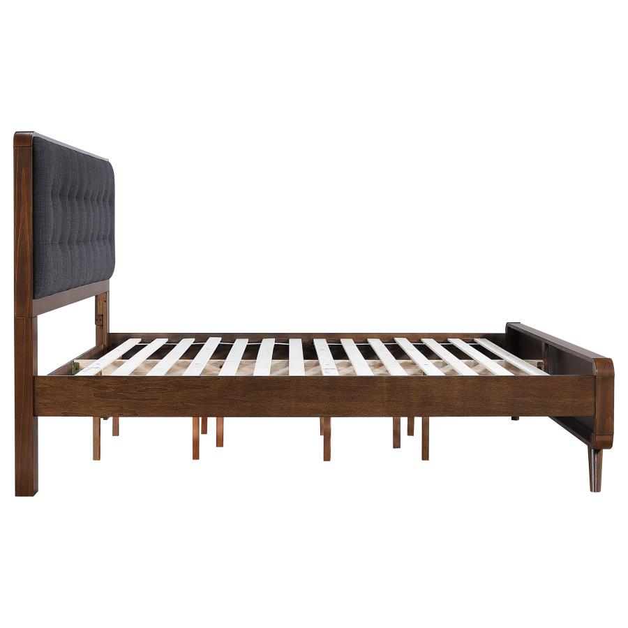 Robyn Wood Eastern King Platform Bed Dark Walnut-6