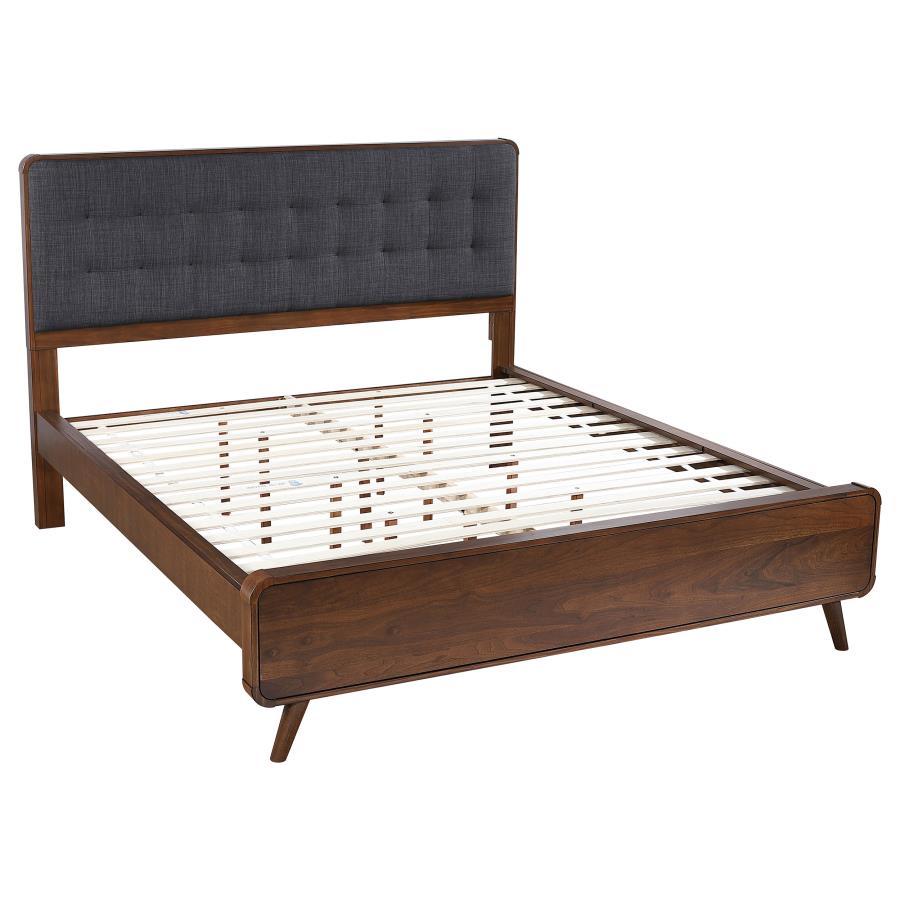 Robyn 4-piece California King Bedroom Set Dark Walnut-3