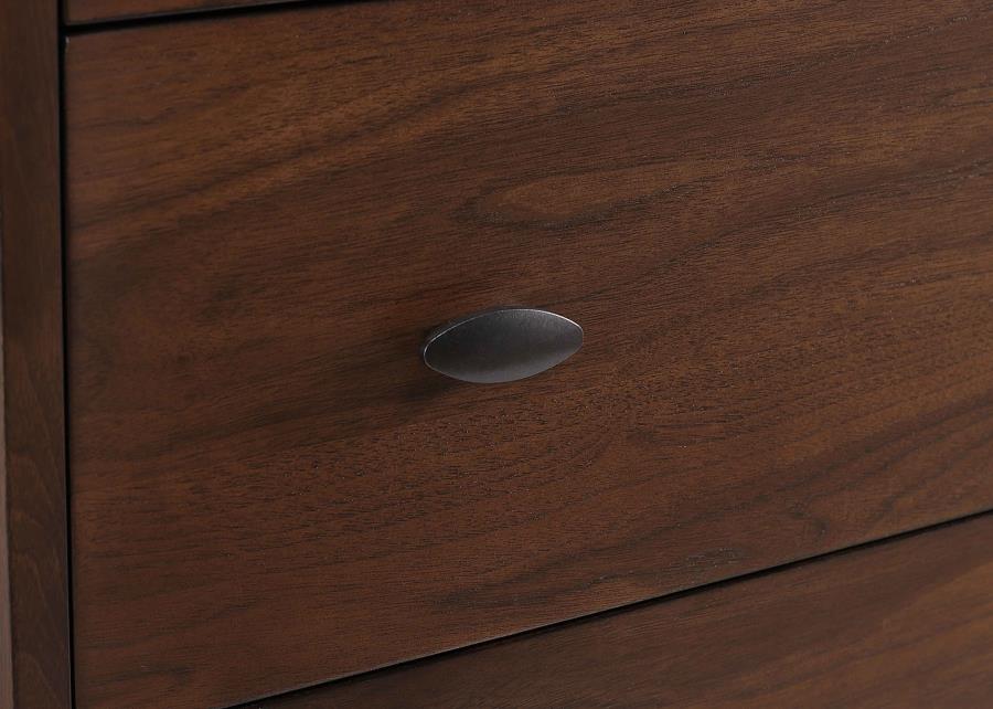 Robyn 5-piece California King Bedroom Set Dark Walnut-13