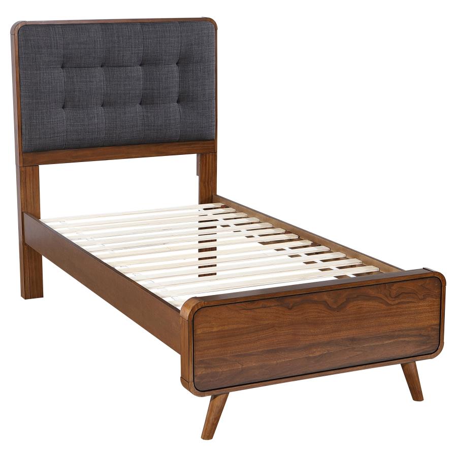 Robyn 4-piece Twin Bedroom Set Dark Walnut-3