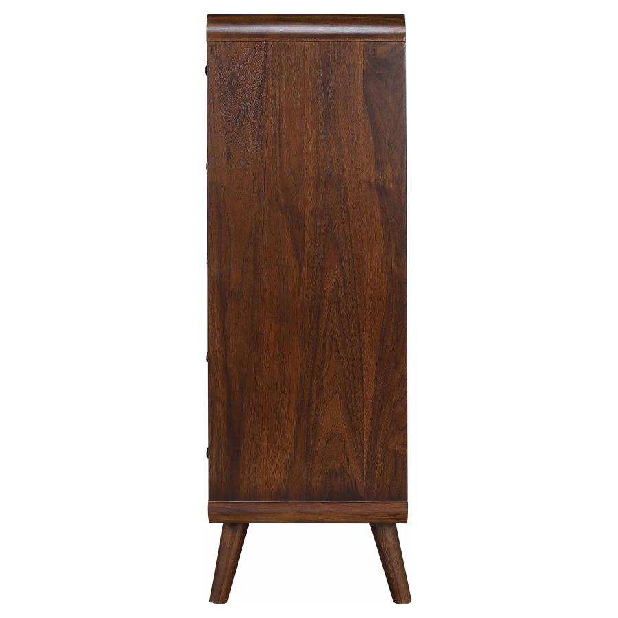 Robyn 5-drawer Bedroom Chest of Drawers Dark Walnut-5