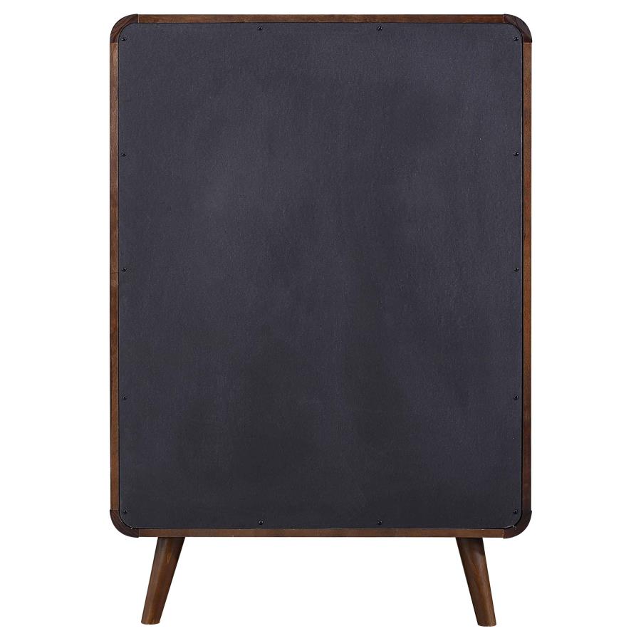 Robyn 5-drawer Bedroom Chest of Drawers Dark Walnut-7