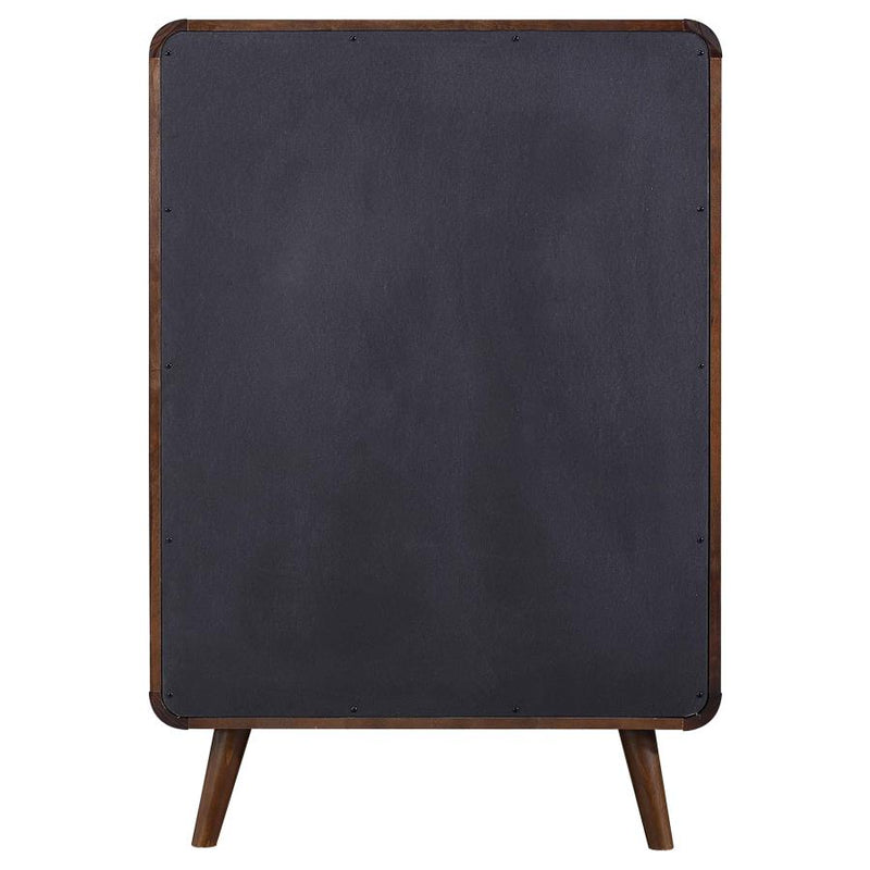Robyn 5-drawer Bedroom Chest of Drawers Dark Walnut-zoom-