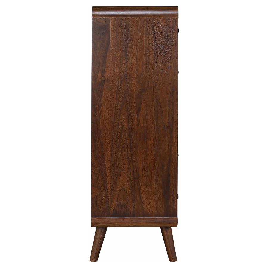 Robyn 5-drawer Bedroom Chest of Drawers Dark Walnut-9