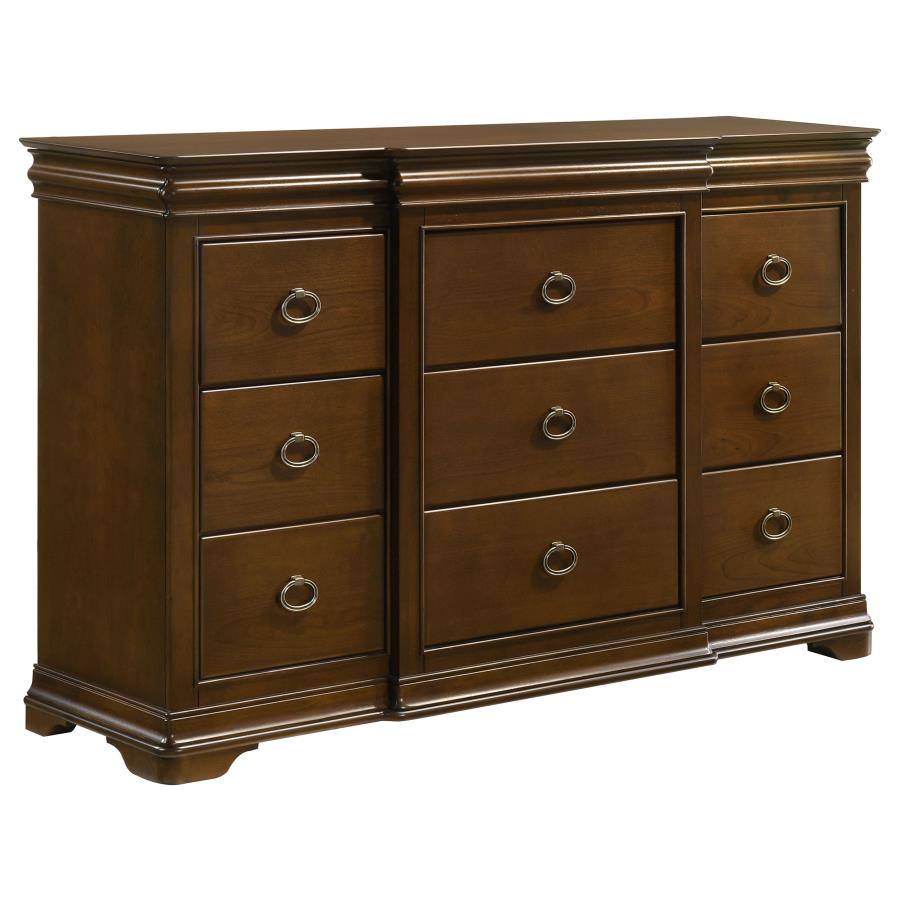 Garland 4-piece Eastern King Bedroom Set Brown Cherry-7