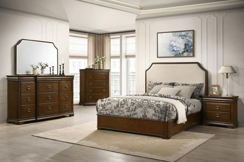 Garland 5-piece Eastern King Bedroom Set Brown Cherry-zoom-
