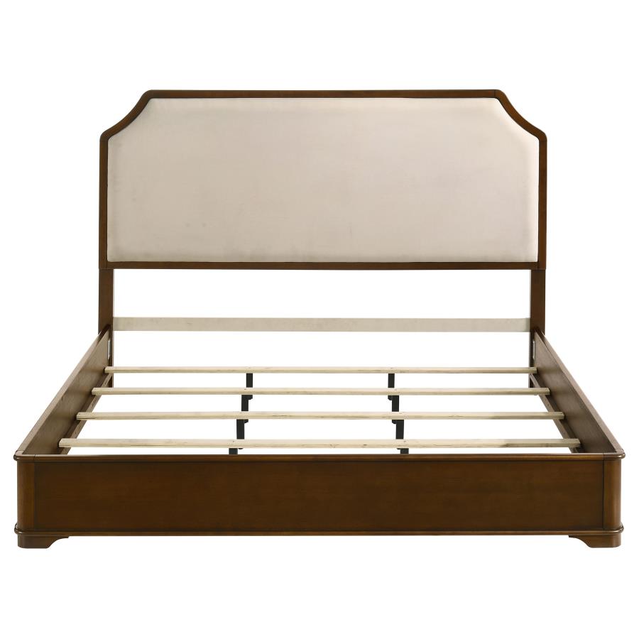 Garland 58-inch Eastern King Panel Bed Cream Brown Cherry-zoom-4