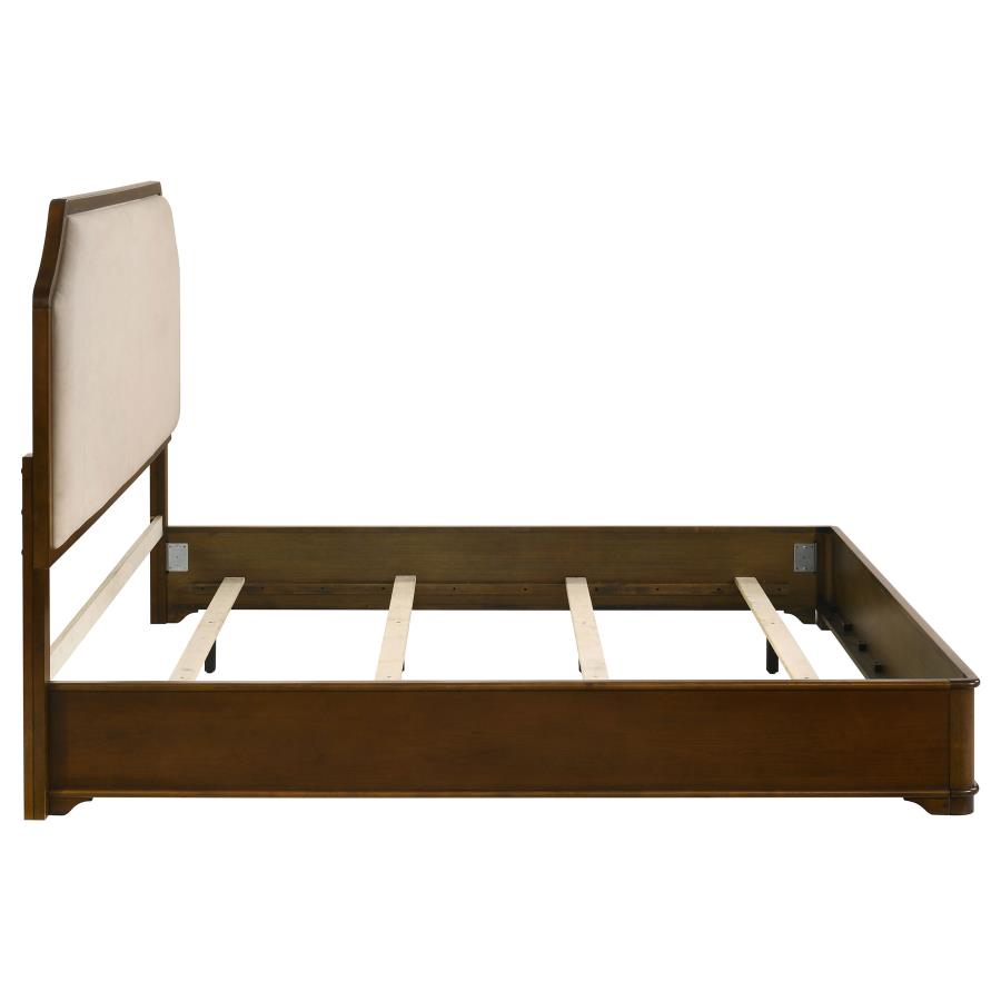 Garland 58-inch Eastern King Panel Bed Cream Brown Cherry-zoom-6
