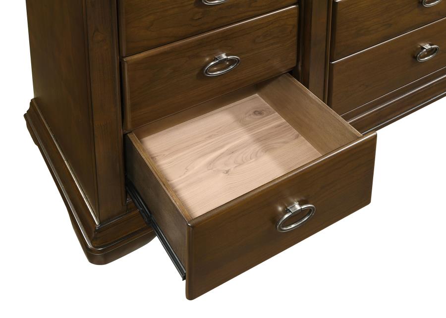 Garland 4-piece Queen Bedroom Set Brown Cherry-zoom-13