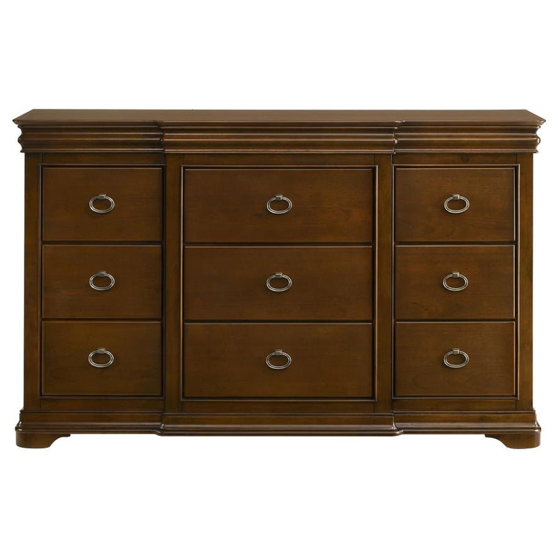 Garland 11-drawer Bedroom Dresser Cabinet Brown Cherry-zoom-