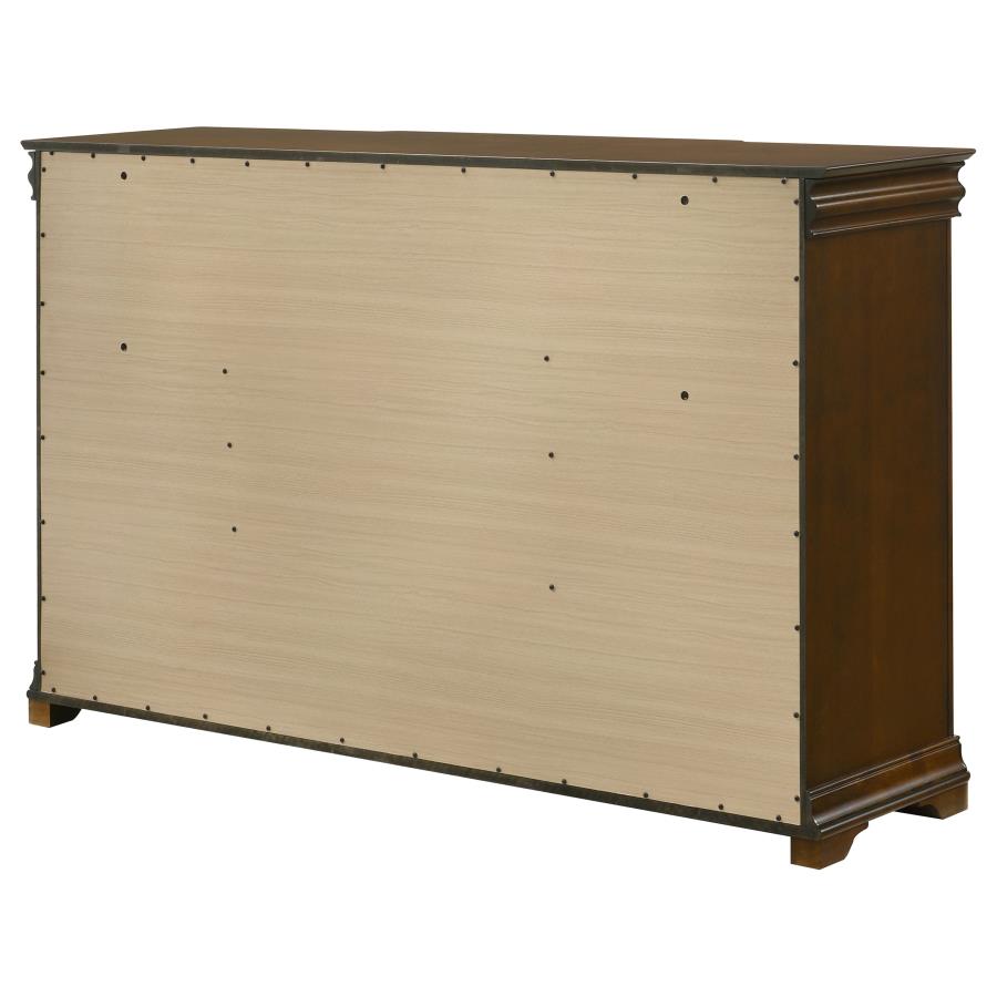 Garland 11-drawer Bedroom Dresser Cabinet Brown Cherry-8
