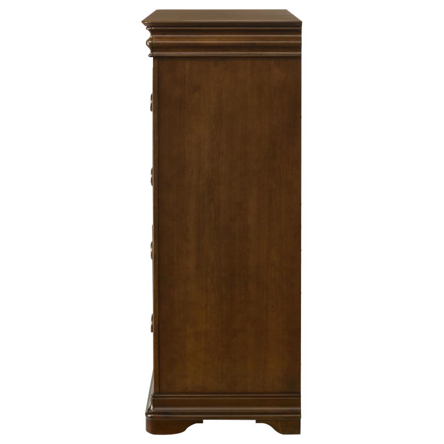 Garland 4-drawer Bedroom Chest of Drawers Brown Cherry-5