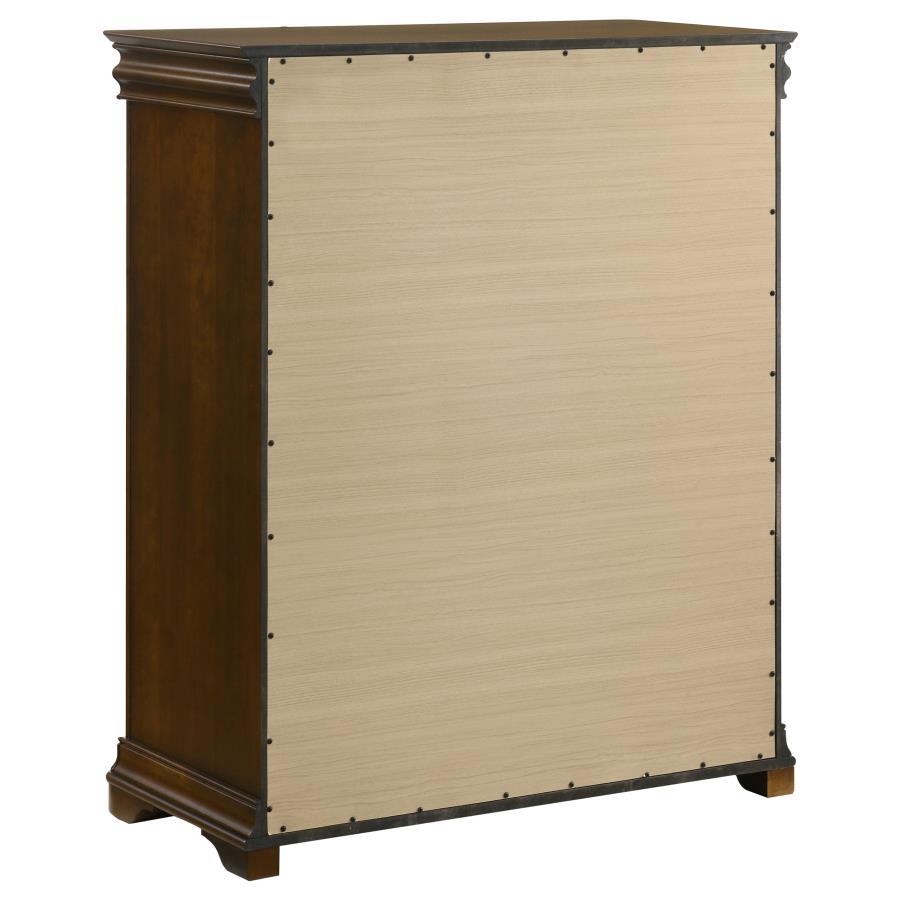 Garland 4-drawer Bedroom Chest of Drawers Brown Cherry-6