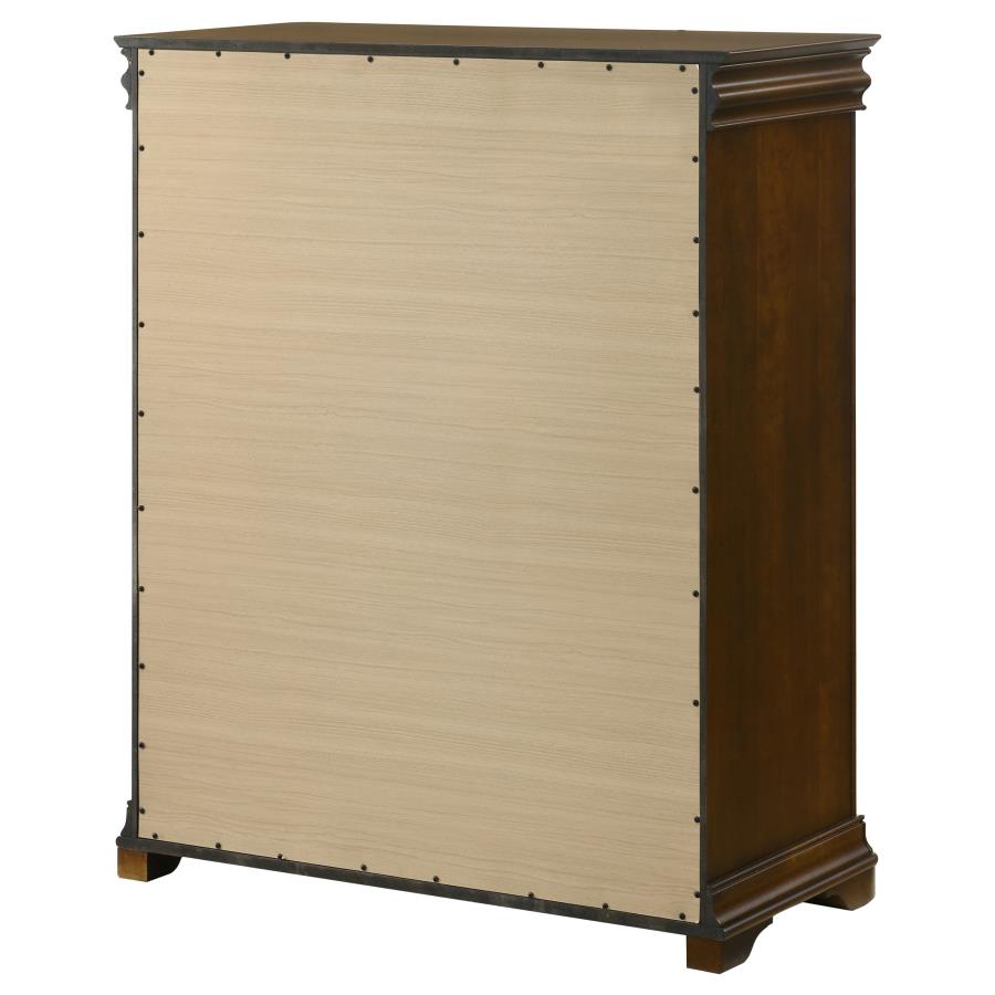 Garland 4-drawer Bedroom Chest of Drawers Brown Cherry-8