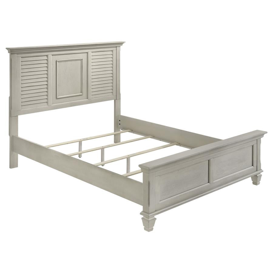 Franco 5-piece Queen Bedroom Set Distressed White-zoom-3