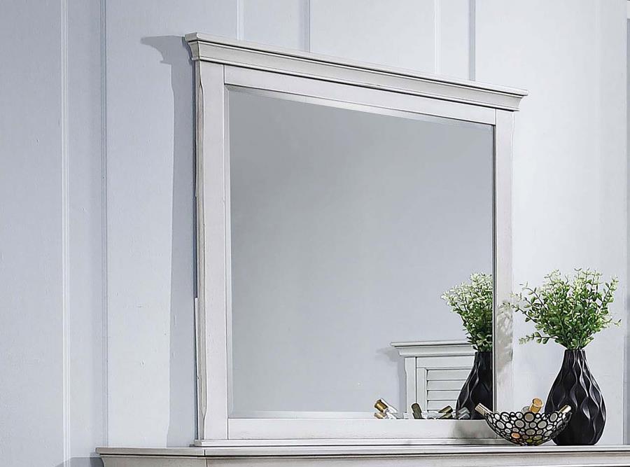 Franco Dresser Mirror Distressed White-zoom-2