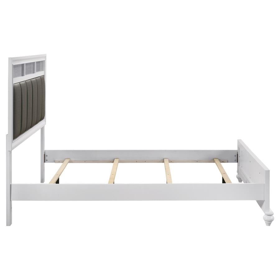 Barzini Wood Queen Panel Bed White-zoom-6