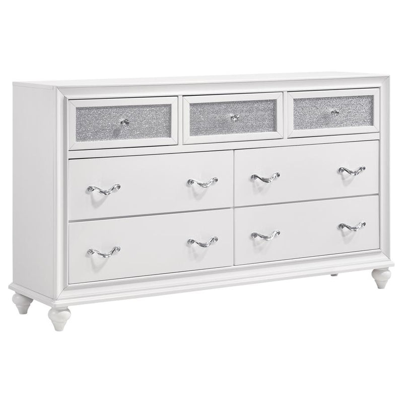 Barzini 7-drawer Dresser White-zoom-
