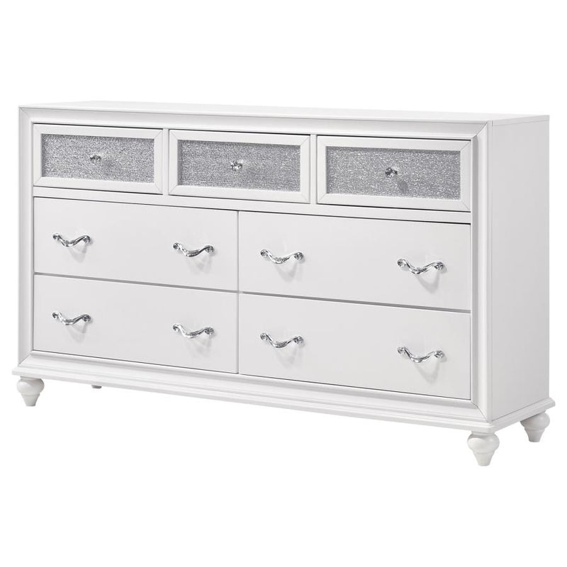 Barzini 7-drawer Dresser White-zoom-