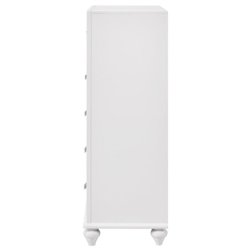 Barzini 5-drawer Bedroom Chest White-zoom-