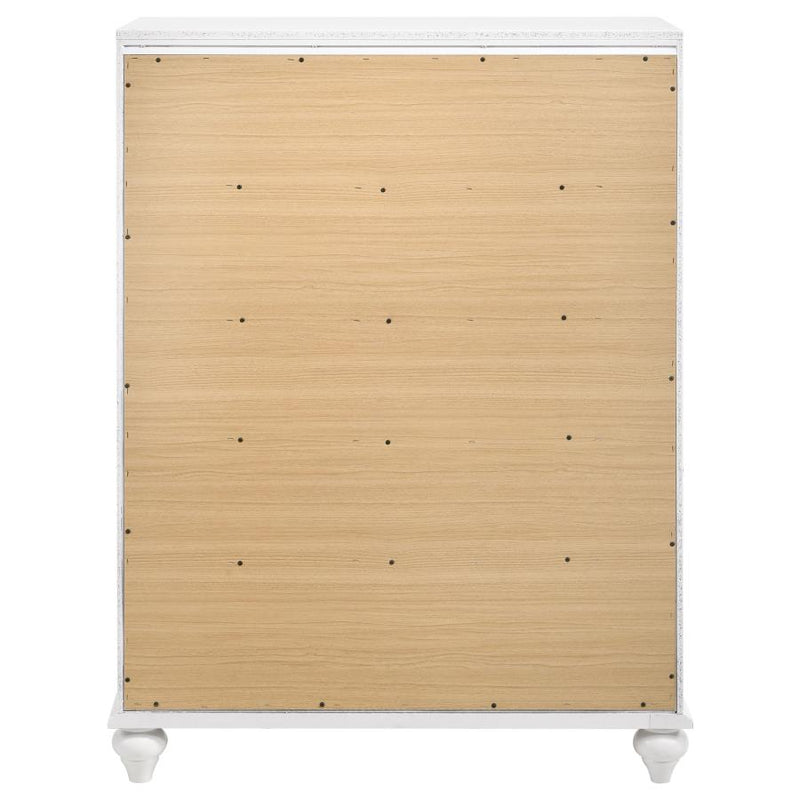 Barzini 5-drawer Bedroom Chest White-zoom-