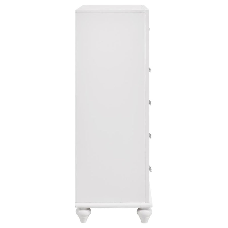 Barzini 5-drawer Bedroom Chest White-zoom-