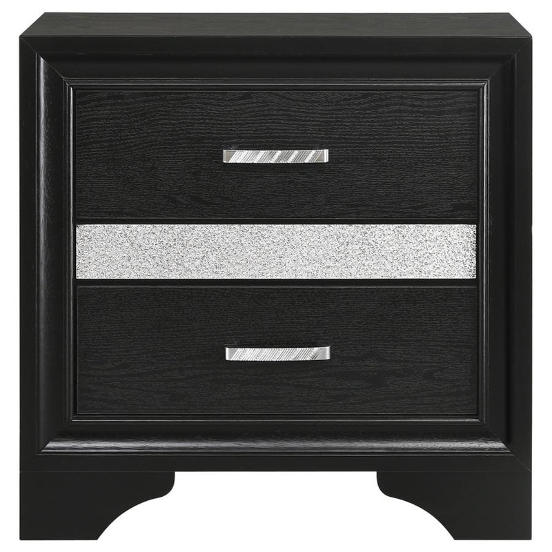 Miranda 4-piece Full Bedroom Set Black-zoom-