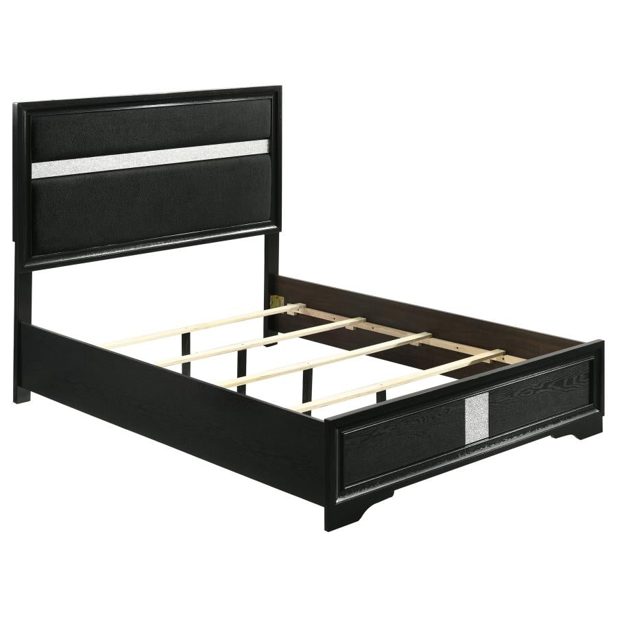 Miranda 5-piece Full Bedroom Set Black-zoom-3