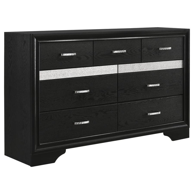 Miranda 5-piece Full Bedroom Set Black-zoom-
