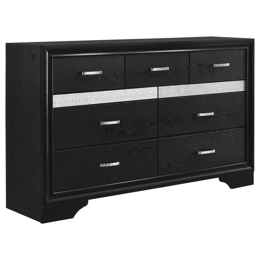 Miranda 4-piece Eastern King Bedroom Set Black-zoom-8