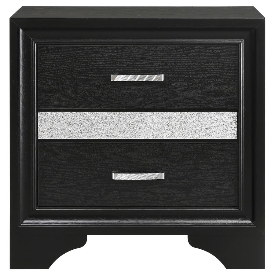Miranda 4-piece Queen Bedroom Set Black-zoom-6