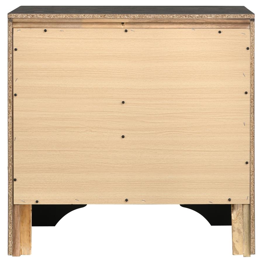 Miranda 3-drawer Nightstand Bedside Table Black-7