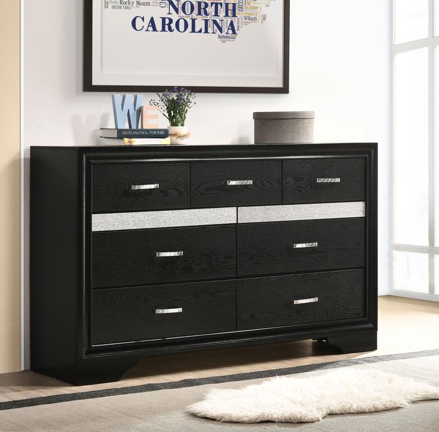 Miranda 9-drawer Dresser Black-2