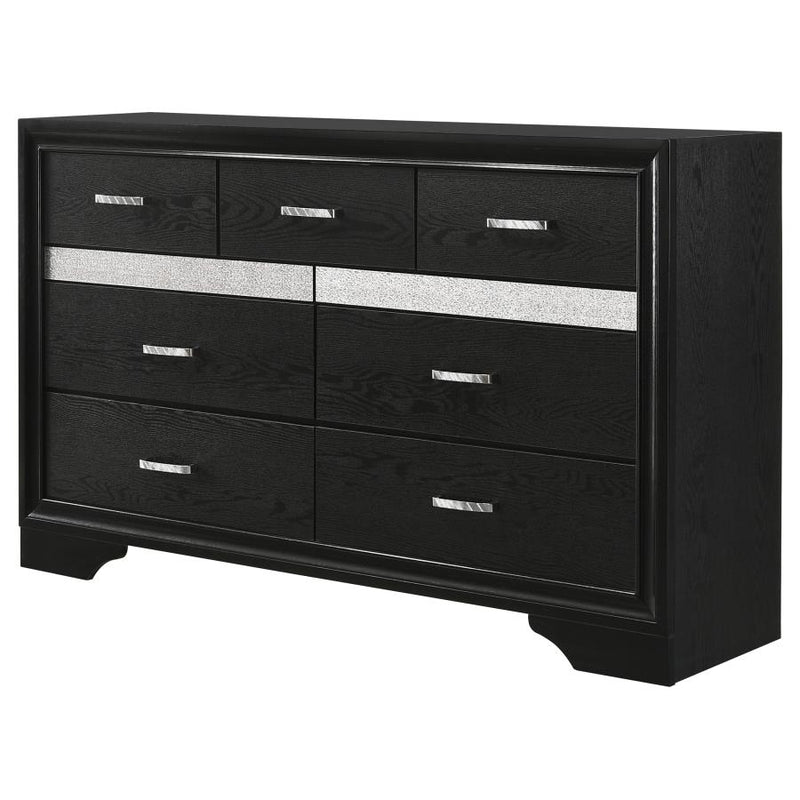 Miranda 9-drawer Dresser Black-zoom-