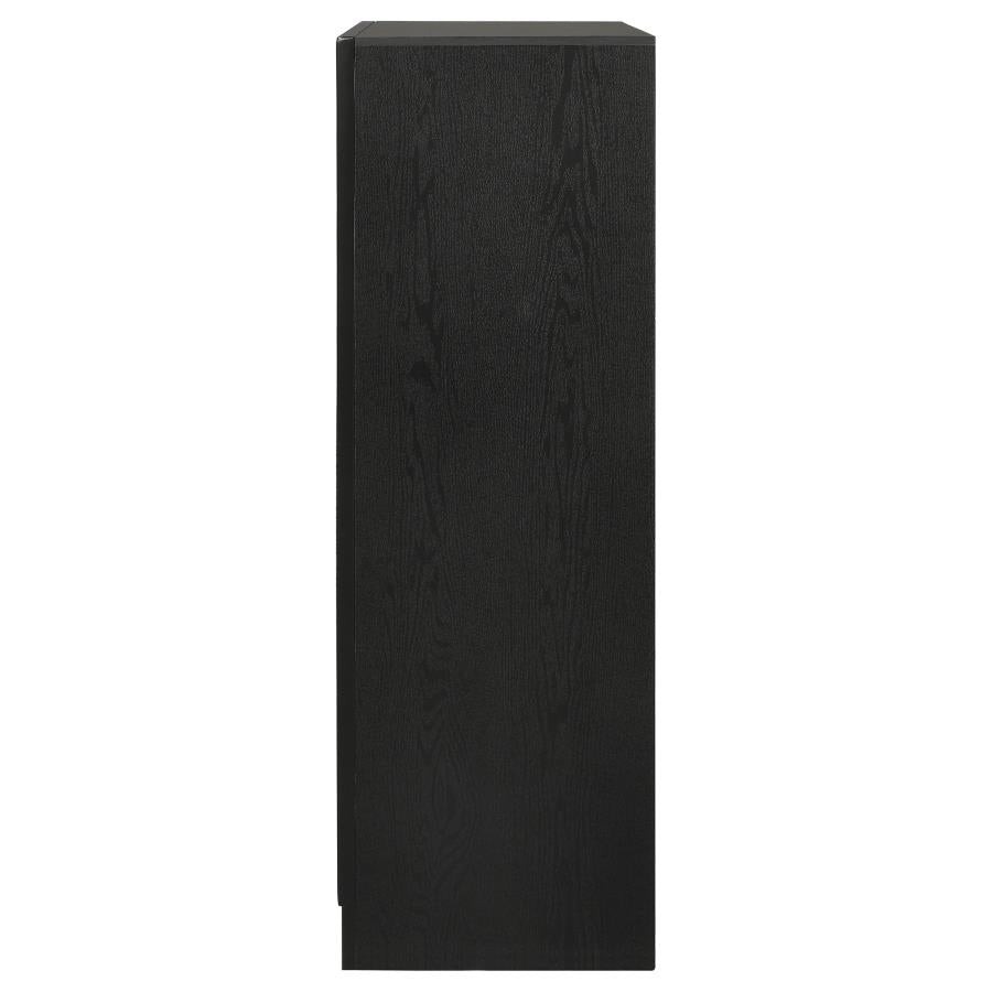 Miranda 6-drawer Bedroom Chest Black-zoom-5