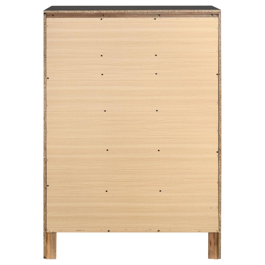 Miranda 6-drawer Bedroom Chest Black-7