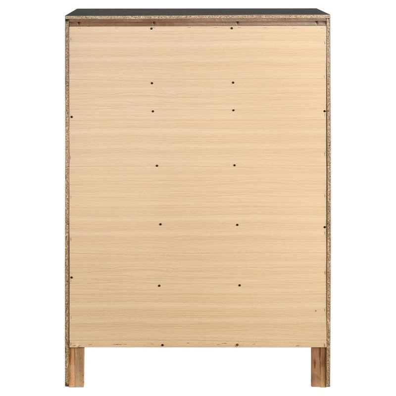 Miranda 6-drawer Bedroom Chest Black-zoom-