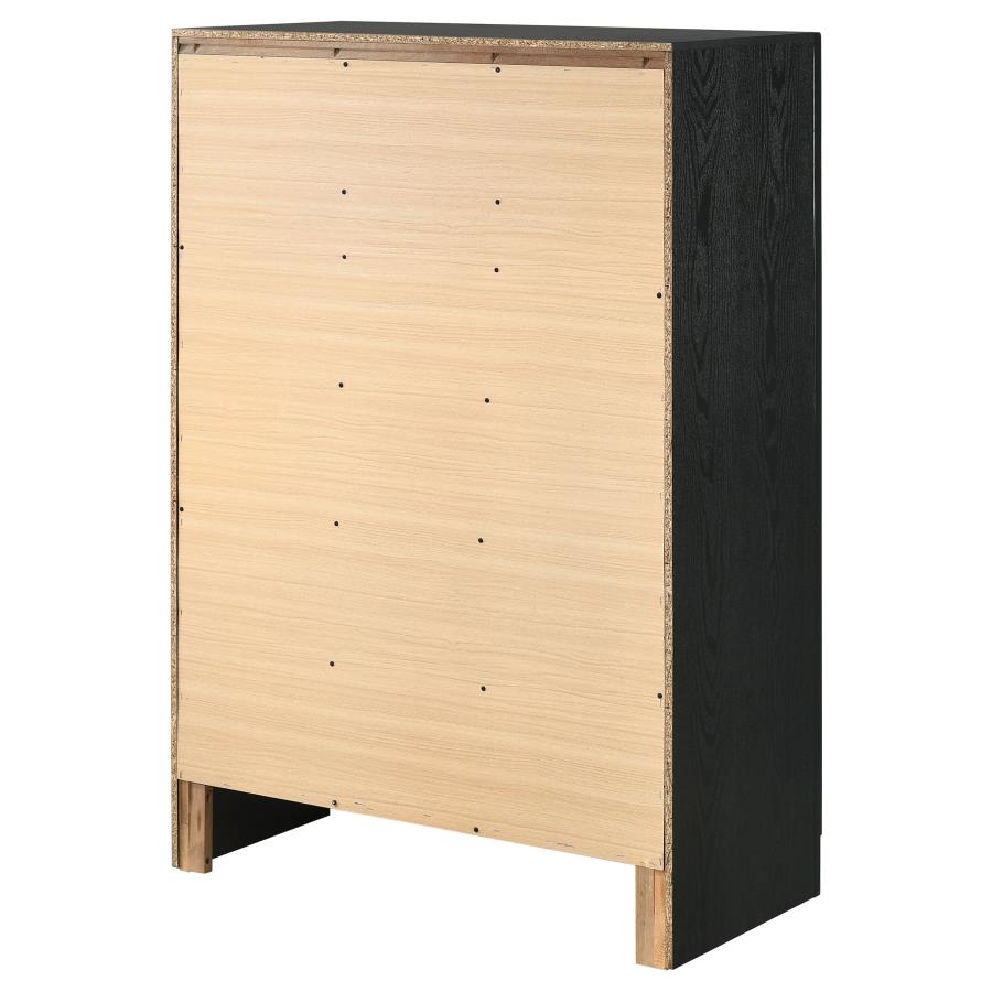 Miranda 6-drawer Bedroom Chest Black-8