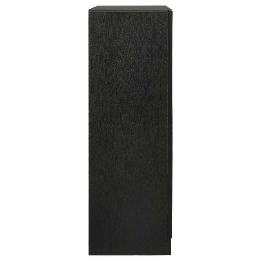 Miranda 6-drawer Bedroom Chest Black-zoom-9