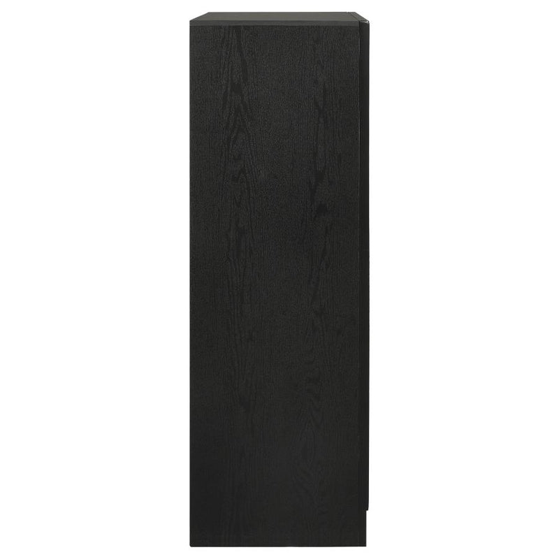 Miranda 6-drawer Bedroom Chest Black-zoom-