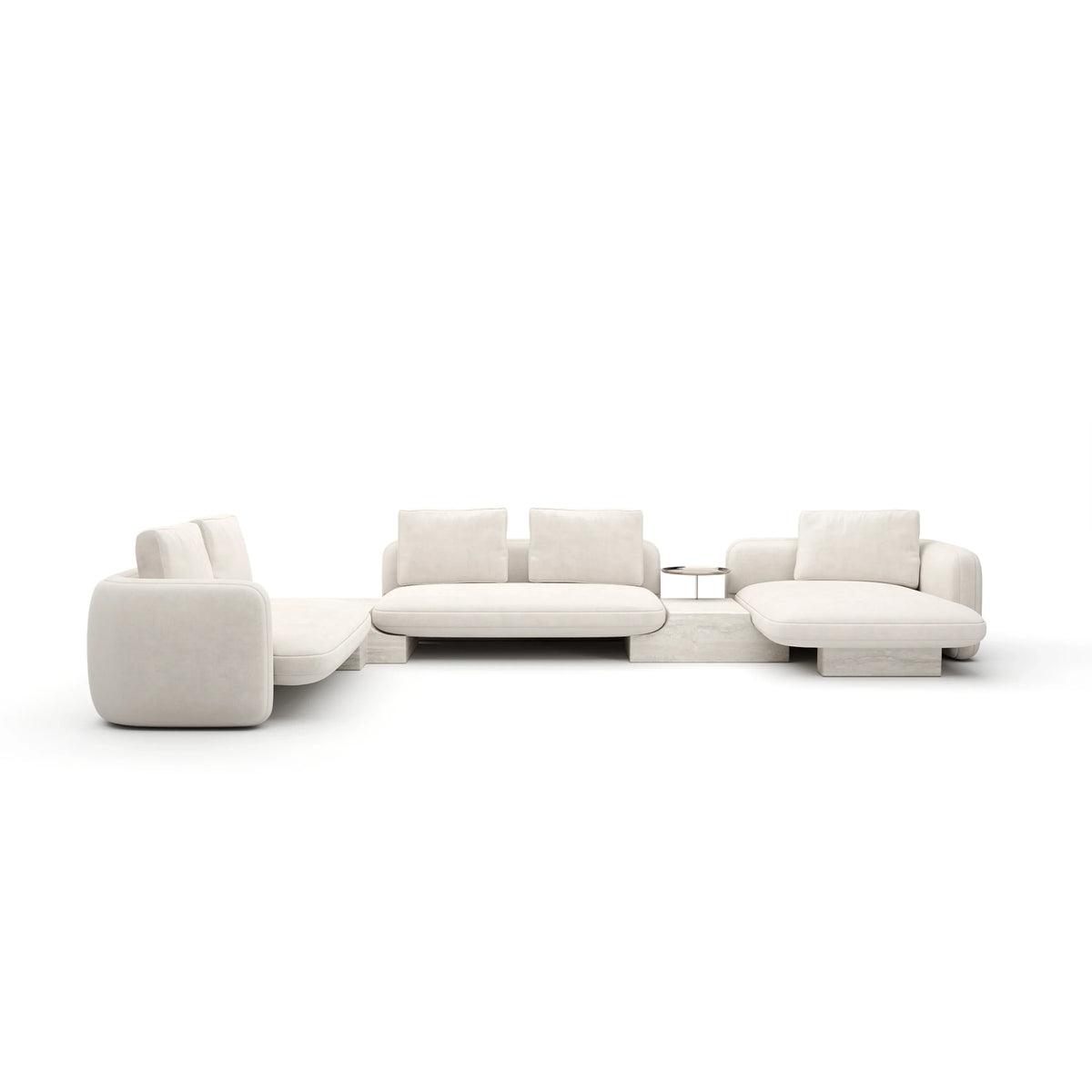 Caracole Overlap Sectional – view 97 – Lusso Furniture Miami