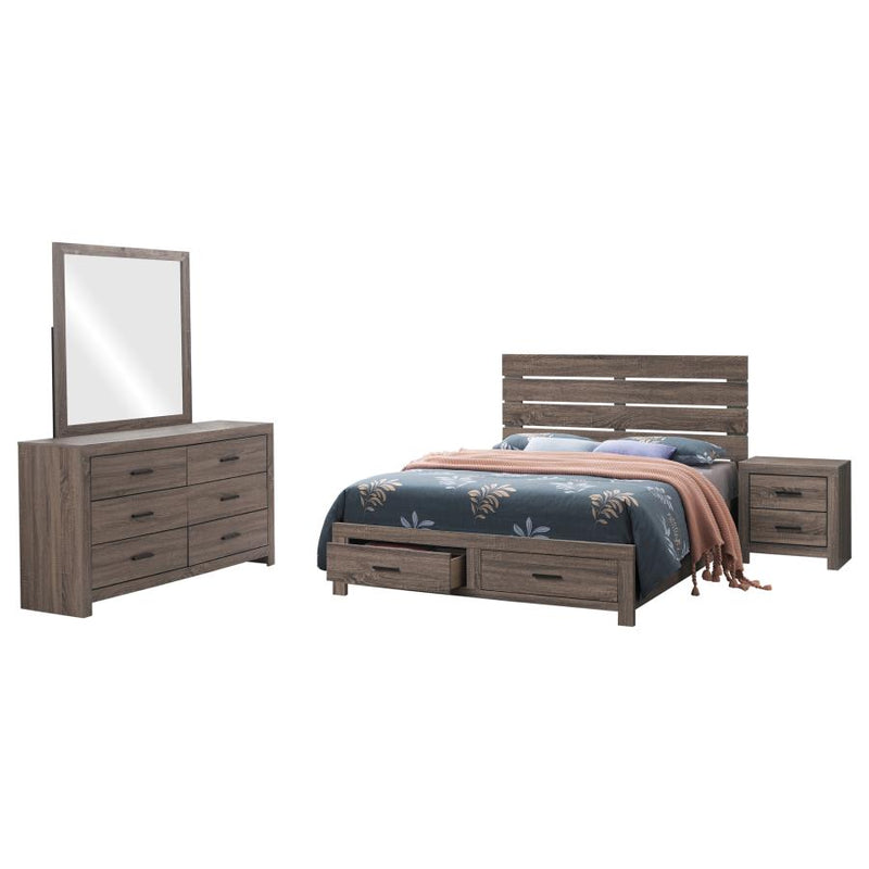 Brantford 4-piece Queen Bedroom Set Barrel Oak-zoom-