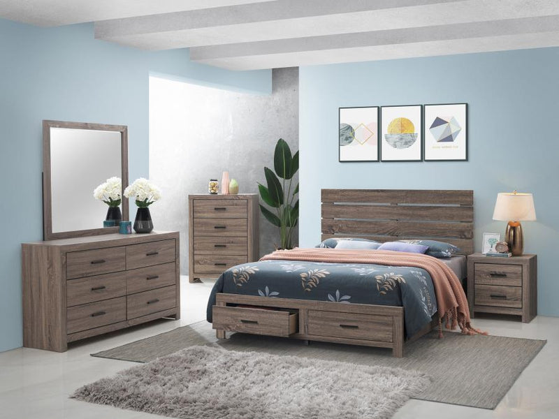 Brantford 5-piece Queen Bedroom Set Barrel Oak-zoom-
