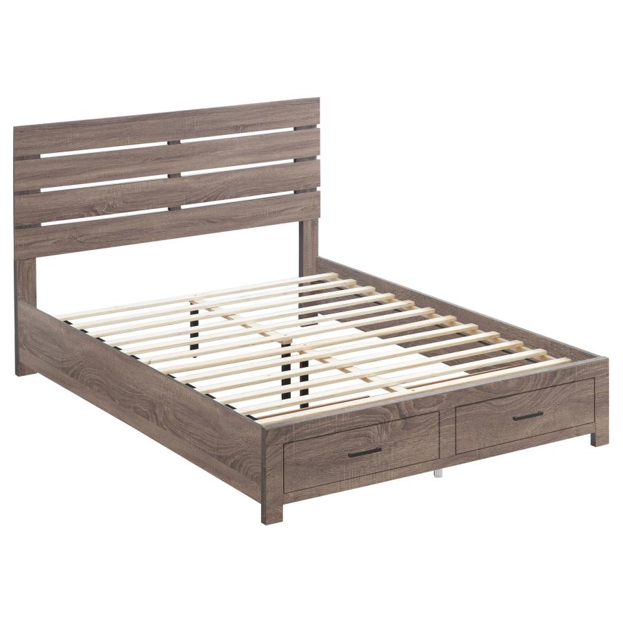 Brantford 5-piece Queen Bedroom Set Barrel Oak-3