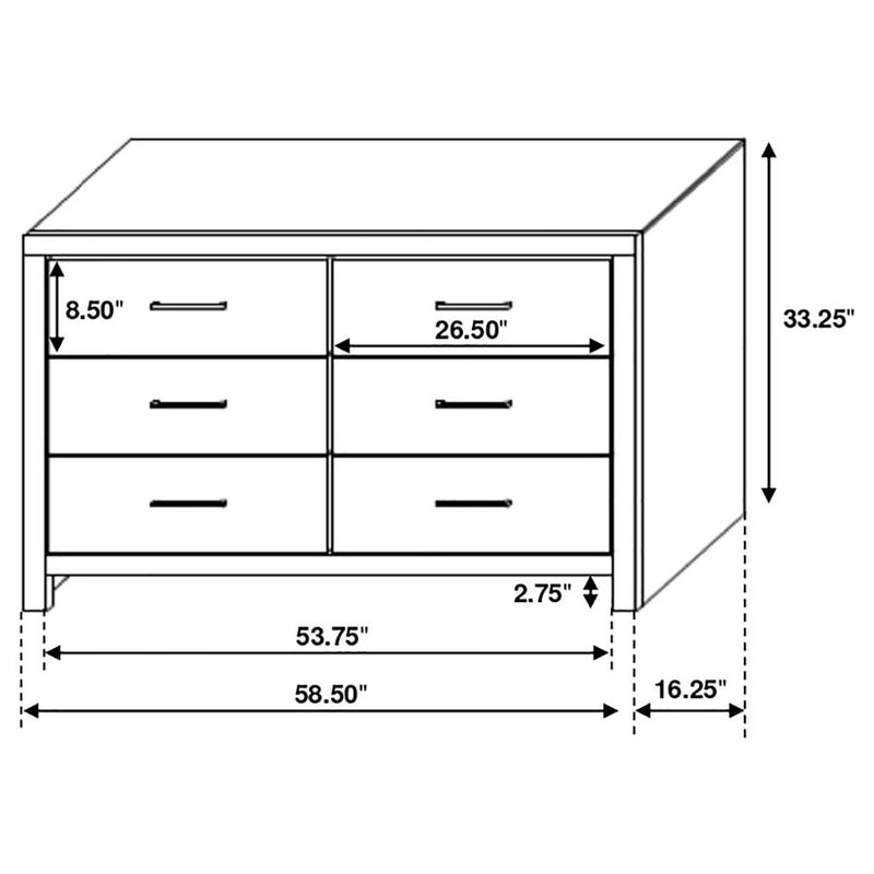 Brantford 5-piece Queen Bedroom Set Barrel Oak-zoom-